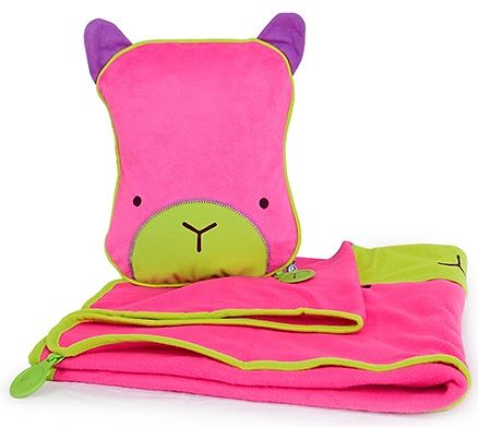 Trunki SnooziHedz Travel Pillow and Blanket Betsy - Pink