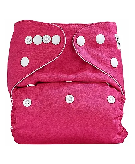Bumberry Pocket Cloth Diaper With One Microfiber Insert - Rosepink