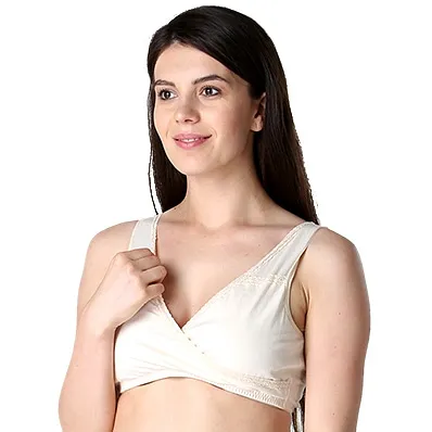 Morph Pull On Leak Proof Maternity Bra - Skin