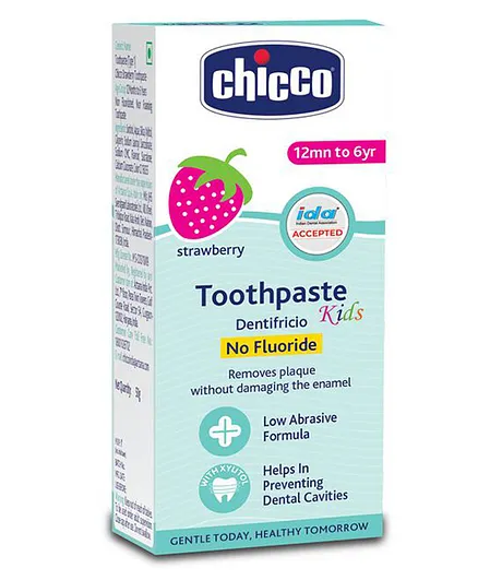 Chicco Dentifricio Toothpaste Strawberry Flavour - 50 gm