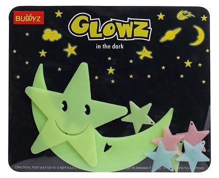 Buddyz Glowz Smiling Star and Smiling Moon - 8 Pieces