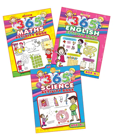 Dreamland 365 Activity 3 Books Pack - English, Maths, Science, 288 Pages