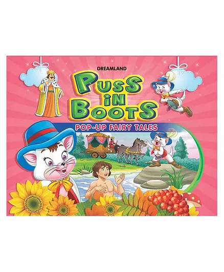 Dreamland Pop Up Fairy Tales Puss In Boots - English