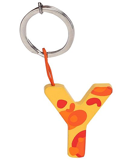 Sevi Key Ring - Wooden Letter Y