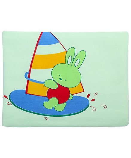 Child World Printed Baby Blanket Wrapper - Bunny Print