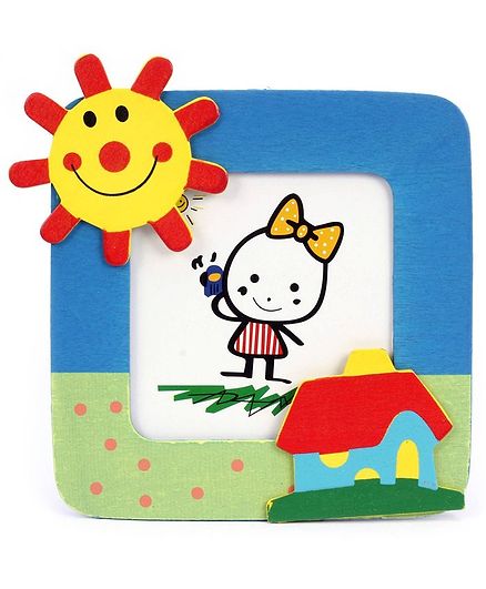 Fab N Funky Photo Frame - Sun And Home Motif