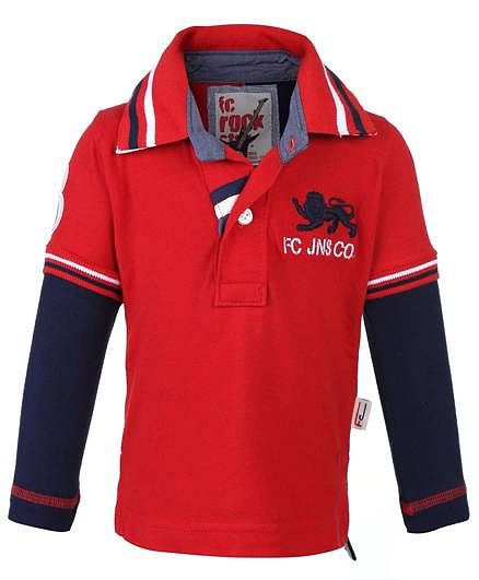 Finger Chips Doctor Sleeves T-Shirt - FC Jeans Co Embroidery