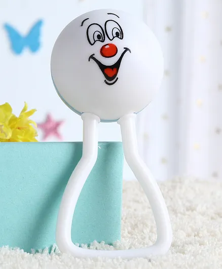 Babyhug Joy Rattle - White And Blue