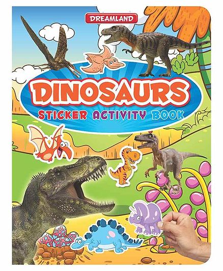 Sticker Activity Book Dinosaurs - English