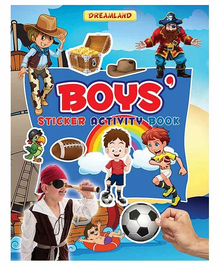 Sticker Activity Book Boys - English