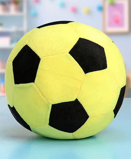 Babyhug Soft Ball Medium Black And Yellow - Height 16 cm