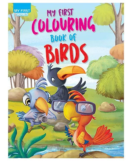 My First Colouring Book Of Birds - English