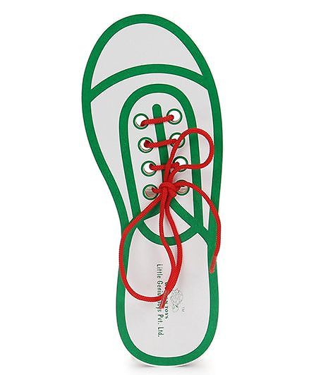 Little Genius Wooden Lace Up Shoe