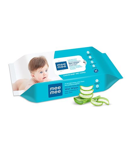 Mee Mee Caring Baby Wet Wipes - 30 Pieces