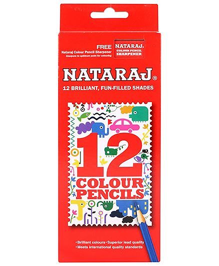 Nataraj Colour Pencils - Pack Of Twelve