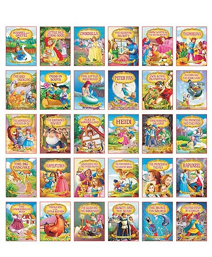 Dreamland Uncle Moon 30 Story Books Pack with Colourful Pictures for Children, 480 Pages