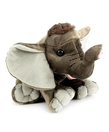 Wild Republic Baby Elephant Soft Toy Grey - 30 cm