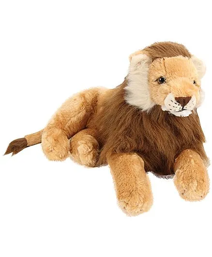 Wild Republic CK Lying Lion Soft Toy Brown - 40 cm