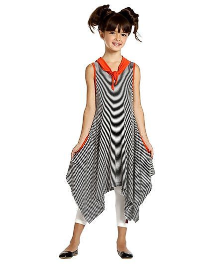Summer Dress - Black And White
