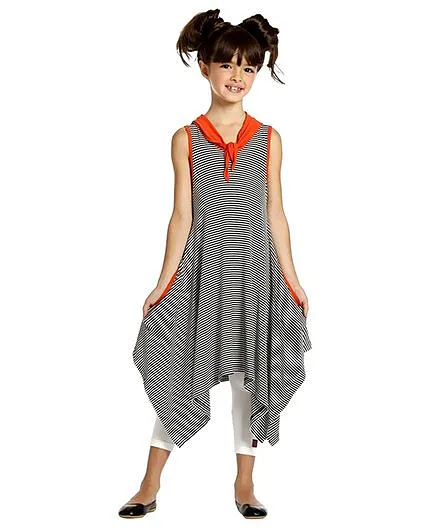 Summer Dress - Black And White