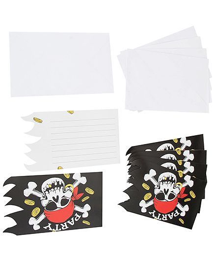 Riethmuller Invitation Card Jolly Roger - 6 Cards