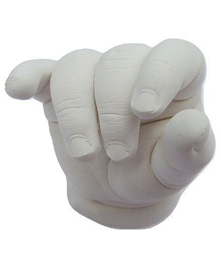 My Impression Studio DIY Superior Color Changing Material Newborn 3D Hands And Feet Casting Kit – White