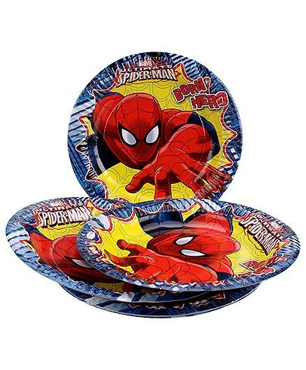 Marvel Spider Man Paper Plate Large - Multi Color
