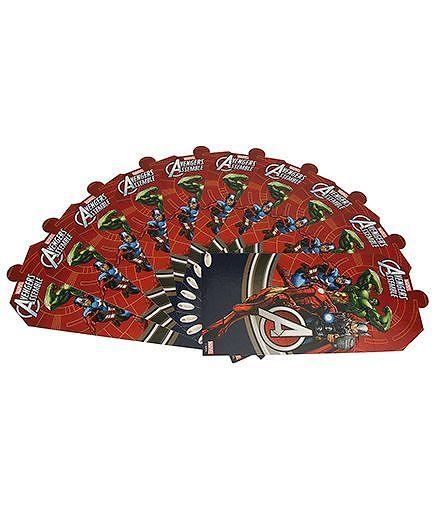 Marvel Avengers Invitation Cards Pack Of 10 - Multi Color