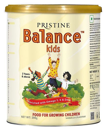 Pristine Balance Kids Vanilla - 200 gm