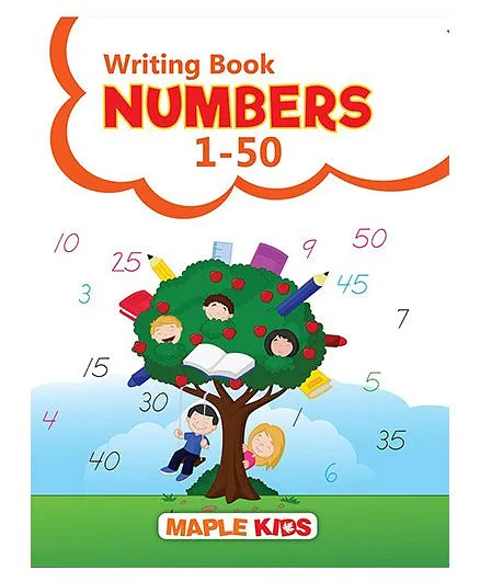 Number Writing 1 to 50 - English