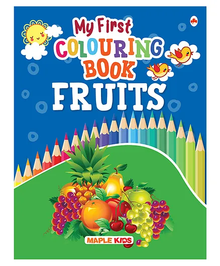 Colouring Book Fruits - English