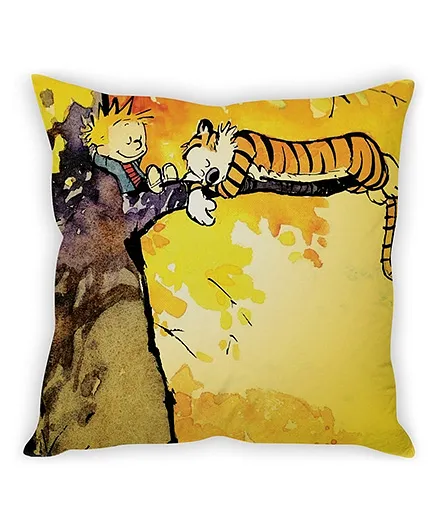 Stybuzz Sleeping Tiger Cushion Cover Yellow - FCC00039