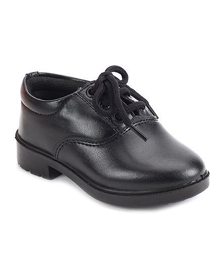 Prefect By Liberty School Shoes With Tie Up Style - Black