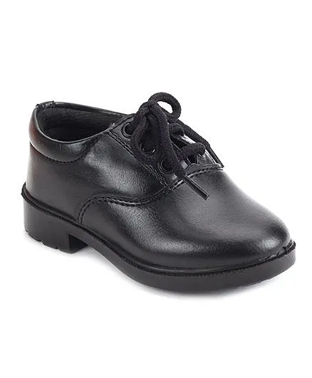 Prefect By Liberty School Shoes With Tie Up Style - Black