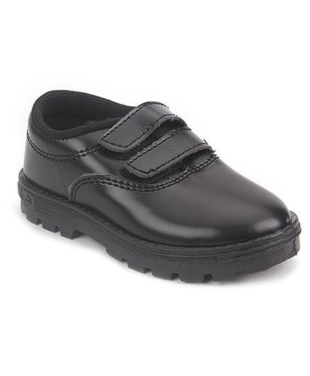 Prefect By Liberty School Shoes With Dual Velcro Closure - Black