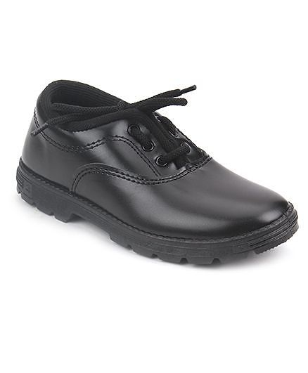 Prefect By Liberty School Shoes With Tie Up Style - Black