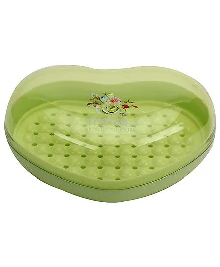 Heart Shape Soap Case - Green