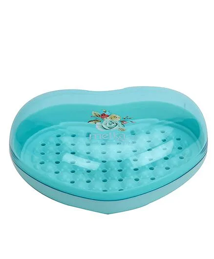 Heart Shape Soap Case - Sea Green
