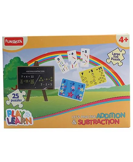 Funskool Addition and Subtraction Puzzle Game - 25 Pieces