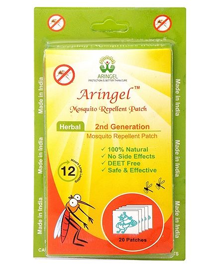 Aringel Second Generation Herbal Mosquito Repellent Patch - 20 Patches