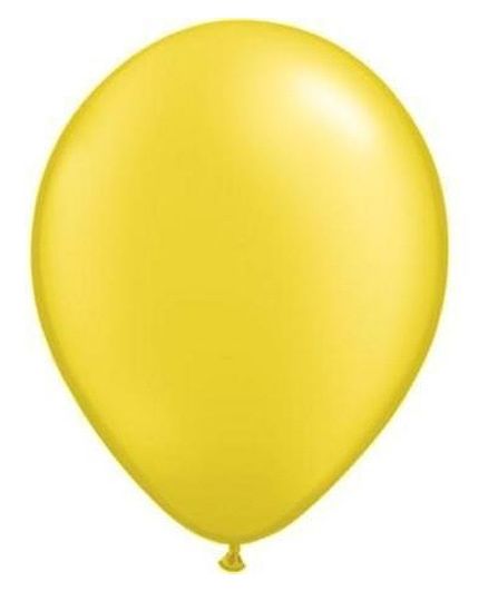 PrettyurParty Latex Balloons Pack of 50 - Yellow