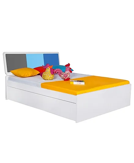 Alex Daisy Young America Wooden Queen Size Bed - Blue