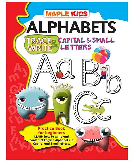 Alphabets Capital and Small Letters Writing Book - English