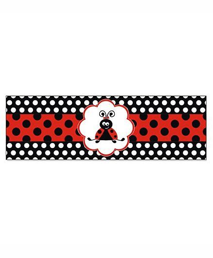 Prettyurparty Lady Bug Wrist Bands - Red and Black