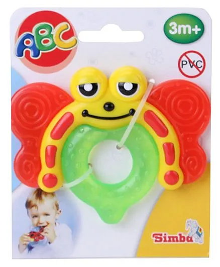 Simba Bee Shape Teething Toy - Green And Red