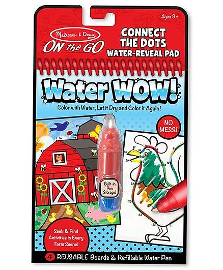 Melissa & Doug Connect The Dots Water Reveal Pad