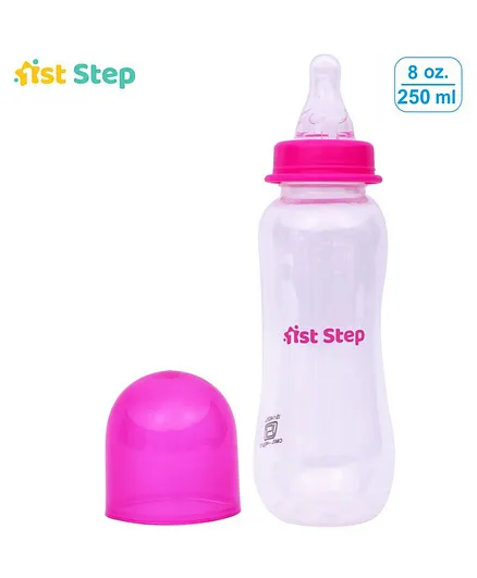 1st Step Feeding Bottle White Purple - 250 ml