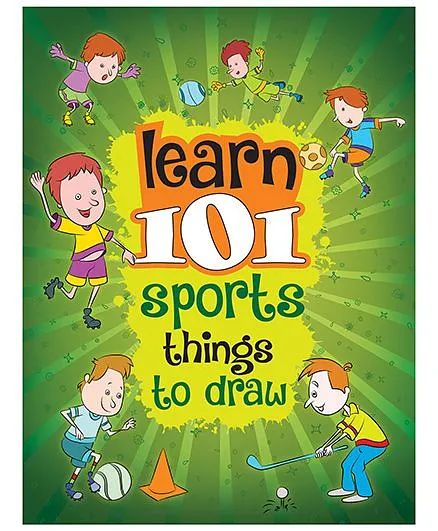 Young Angels Learn 101 Sports Things To Draw - English