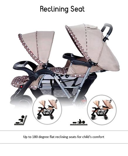 babyhug twin stroller
