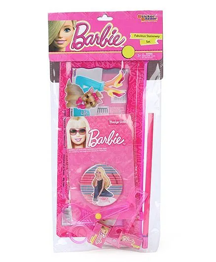 Barbie Fabulous Stationery Set - Pink